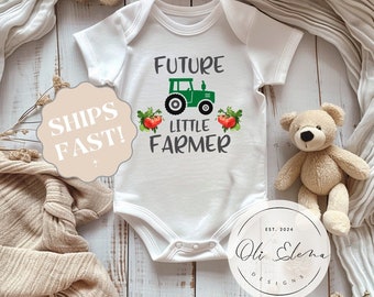 Faire-part de grossesse, future petite agricultrice, cadeau baby shower, bébé à venir à la campagne, annonce bébé, annonce grossesse, faire-part de naissance, ferme