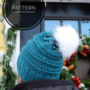 Crochet Pattern-Borough Beanie Pattern-Crochet Hat-Winter Hat Pattern-Crochet-Women and Men-Beanie- Beanie pdf file