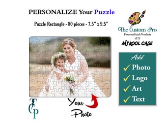 Custom Photo Jigsaw Puzzle – Personalized Gift, 80-Piece