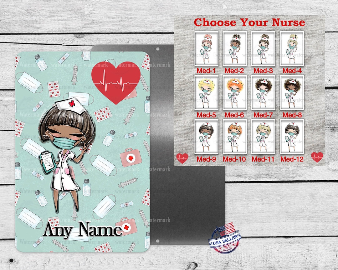 Personalized Nurse Aluminum Sign – Healthcare Professional Gift - Etsy