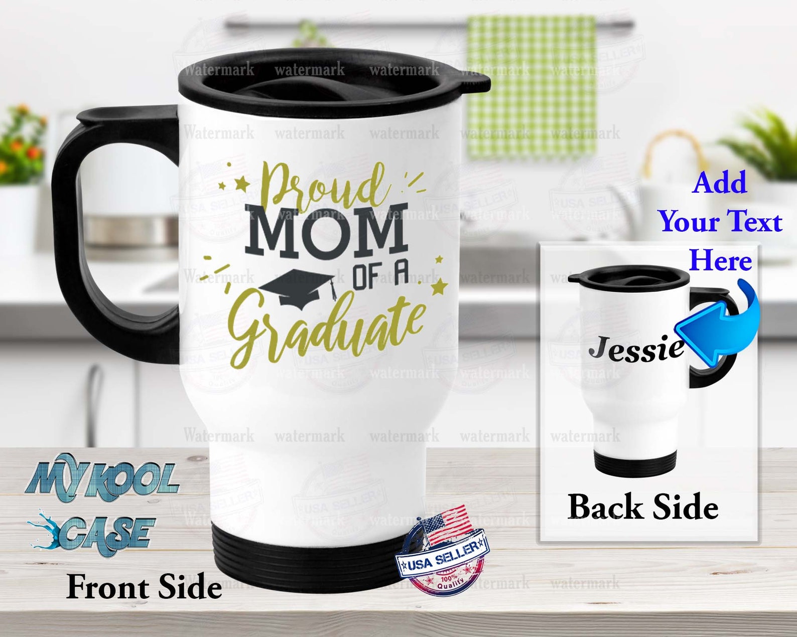 Graduation Mug Proud Mom of a Graduate Travel Mug With Etsy