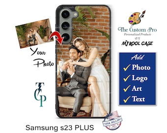 Custom Photo Samsung s23 PLUS Case – Personalized Silicone Shockproof Cover
