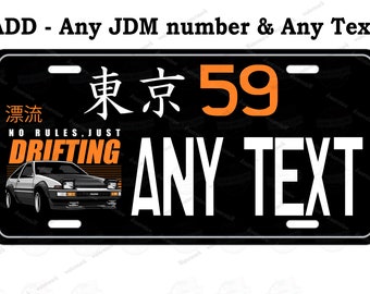 JDM License Plates - Customize Your Ride In Japan Style - Foto 7