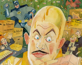Egghead Fine Art Print