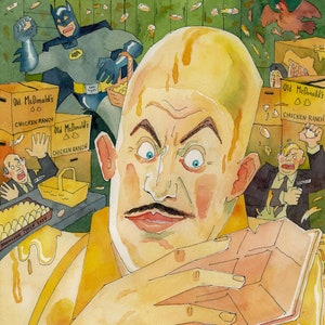 Egghead Fine Art Print