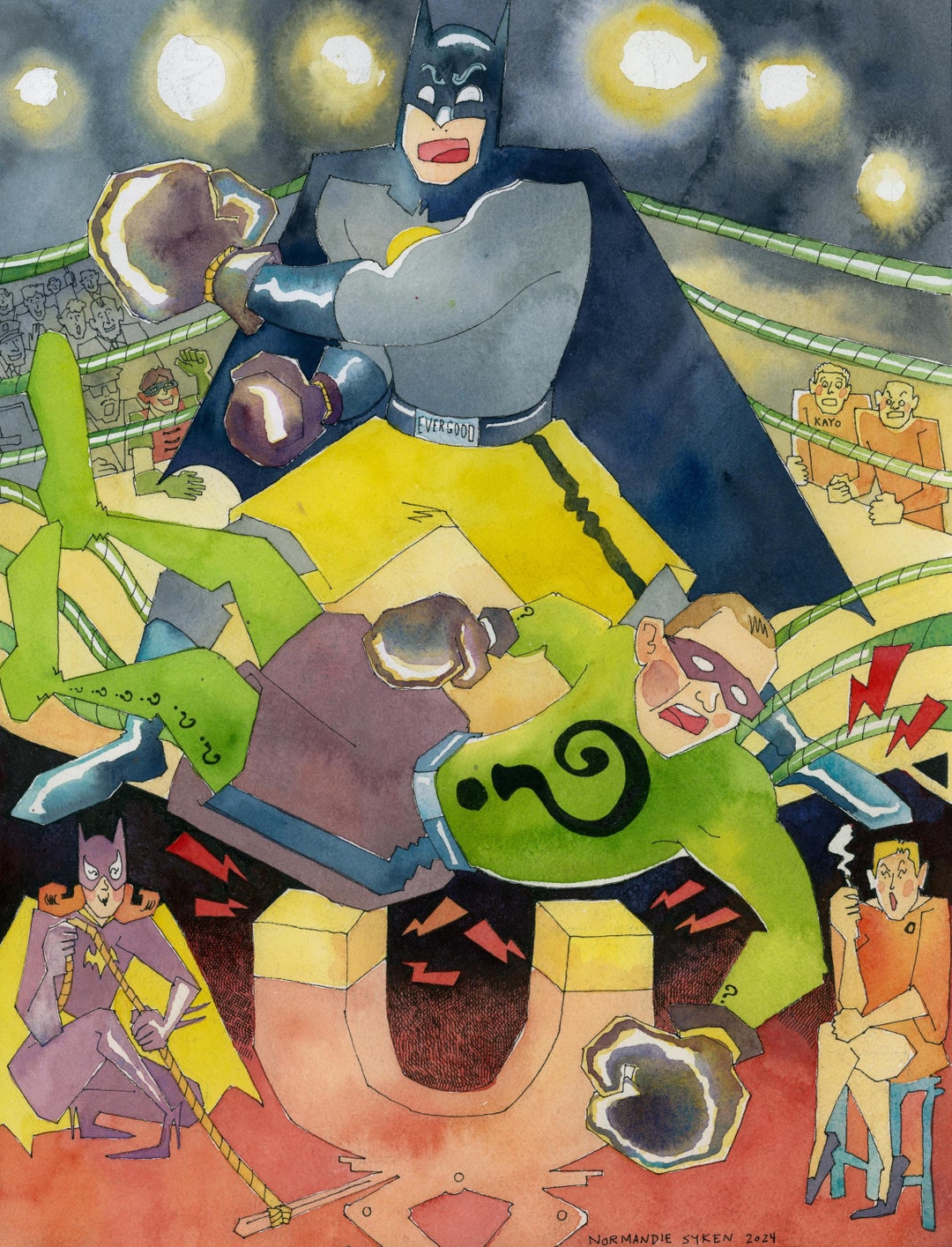 Ring Around the Riddler Fine Art Print - Etsy