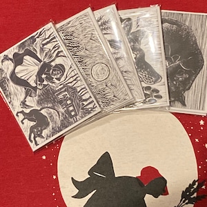 Set di cartoline Little Red Witch