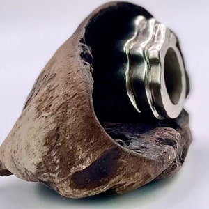 Silver 925 ring. Ocean waves silver ring, art ring, one of a Kind ring, modern silver ring, geometric silver ring, unique ring