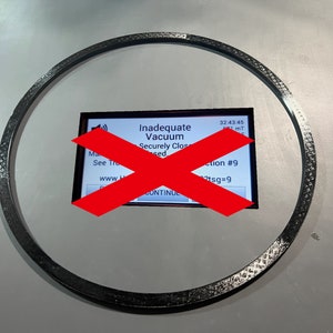 Harvest Right Freeze Dryer Vacuum Error Solving Gasket MEDIUM and 5 tray image 1