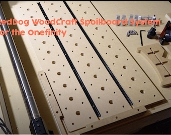 Onefinity CNC Multi Option Spoilboard-system (Träbearbetare)