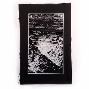 Tranquillity - Cotton Patch -  approx. 14 x 21 cm / landscape runes mountain blackmetal