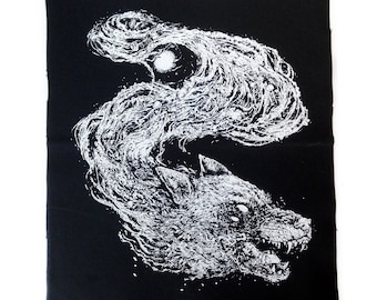 Garm - Cotton Backpatch Screenprinted Siebdruck Patch