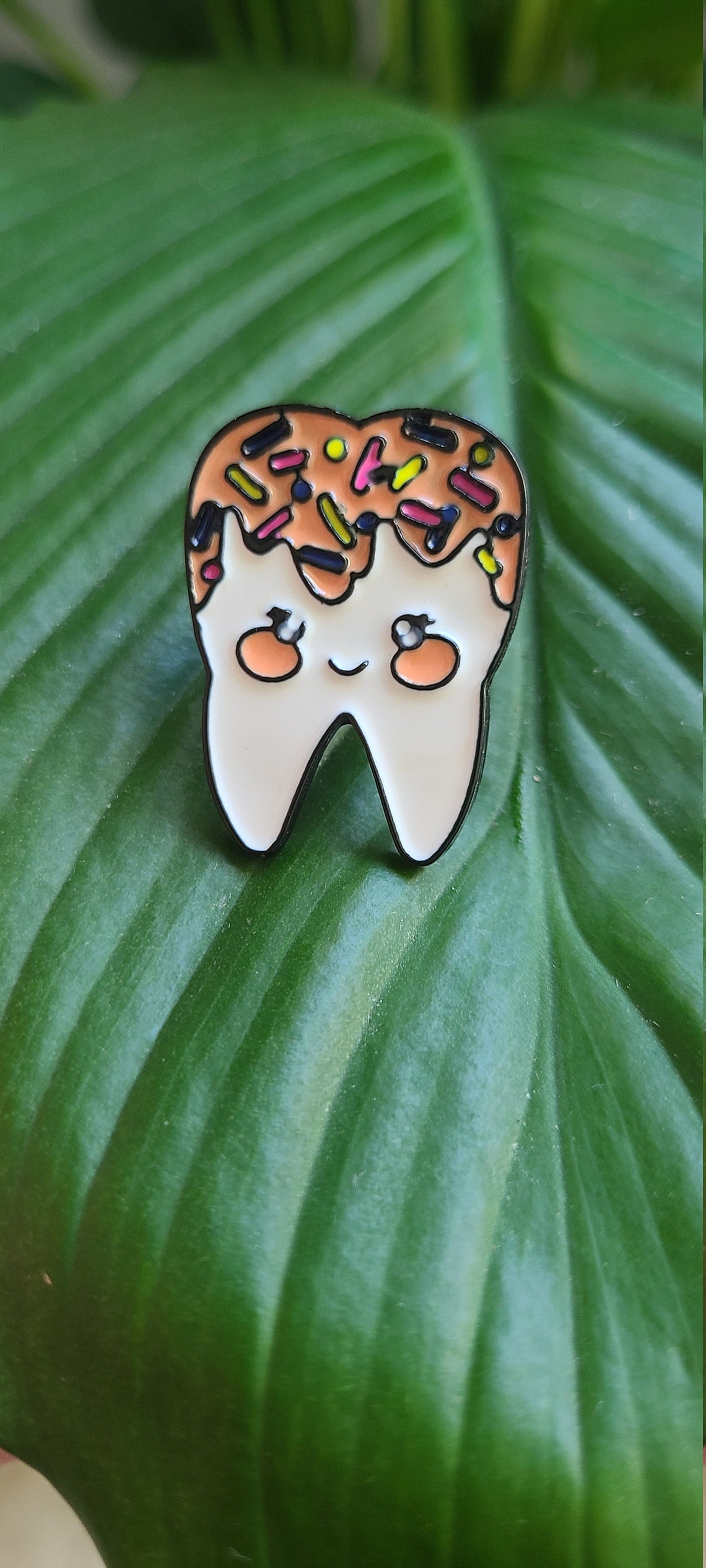 Cute tooth pin dental pin enamel tooth pin dental gift Etsy