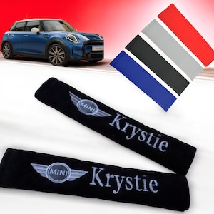 Aggiorna gli interni della tua mini auto con un paio di copricinture di sicurezza personalizzati: comodi, resistenti e attraenti, un regalo perfetto