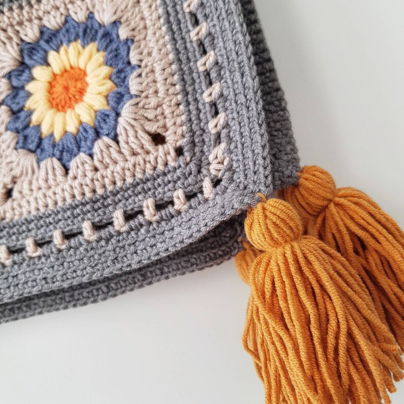 Vintage Colors Baby Blanket With Floral Design Newborn Etsy