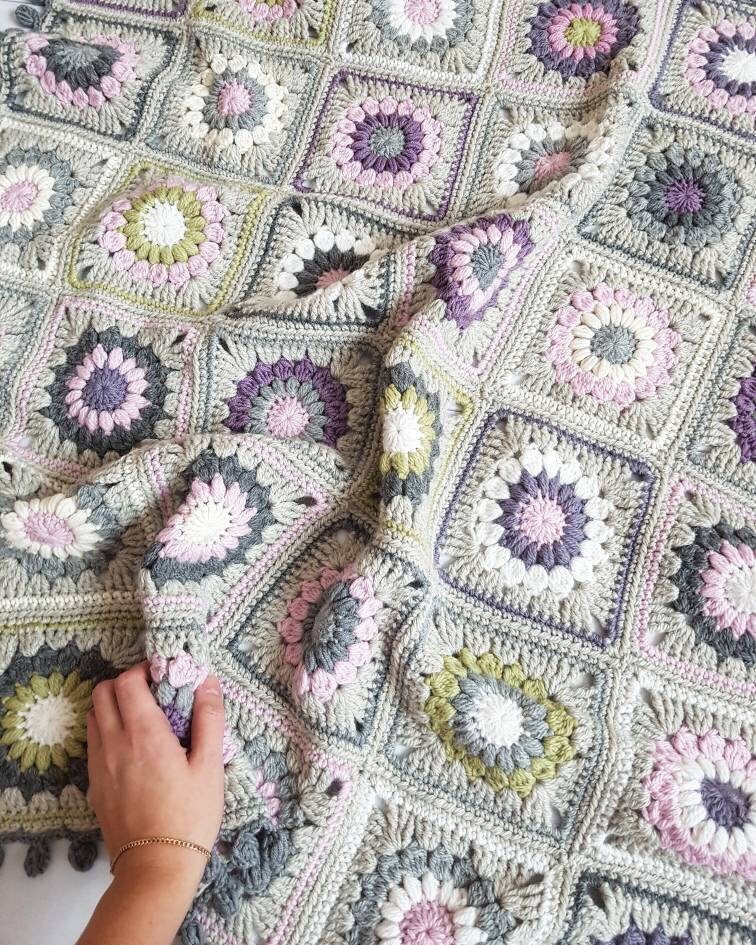 Handmade Wool Blanket Ready to Ship 37x37 inches Sunburst Etsy