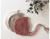 Beguin, spring cap, summer, old pink cotton, baby girl, baby boy, retro, lace dot, 0.3,6,12,18.24 months