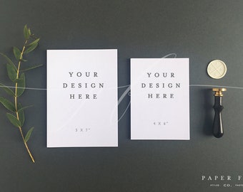 Download Free Product Mockup, Styled Stationery Photo, JPEG Mockup, Wedding Invitation Mockup, 5x7 and 4x6 Stock Photo, Styled Stock Photo - PF04_702 PSD Template