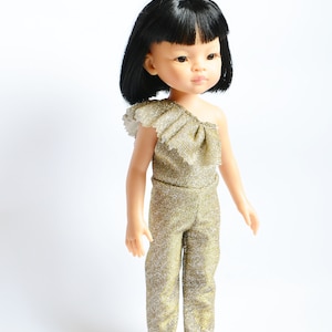 Doll clothes, Paola Reina, Les Chieries Corolle, sparkling doll overall
