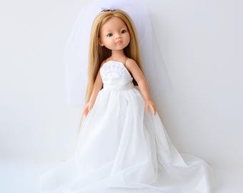 Doll clothes, Paola Reina, Les Chieries, Little Darling, wedding dress