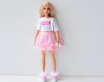 OOAK Barbie Doll, Repainted Face, Collectible Art Doll