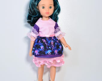Doll clothes, Paola Reina, Les Chieries, Little Darling, jellyfish dress
