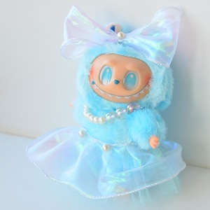 Labubu doll clothes, 17cm Labubu outfit, handmade cute fashion, outfit