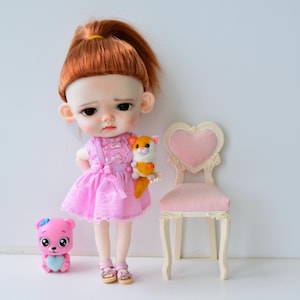 OOAK Realistic BJD Doll, Custom Poseable Art Doll, Collectible Doll