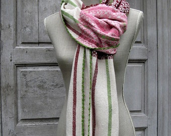 handwoven organic xxl scarf