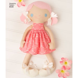 Simplicity 8539 Pattern 15 Inch Stuffed Dolls and Clothes - Etsy