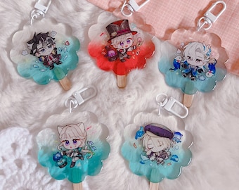 Genshin Impact Fontaine Popsicle Charms