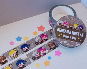 DISCOUNTED Nijisanji Noctyx Washi Tape