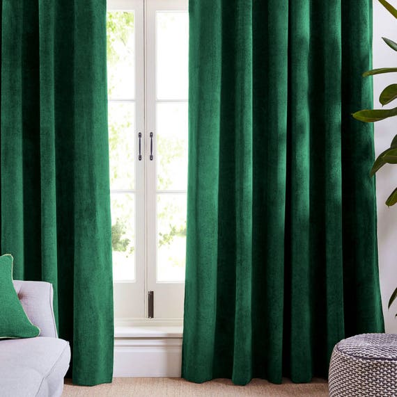 green velvet curtains dunelm