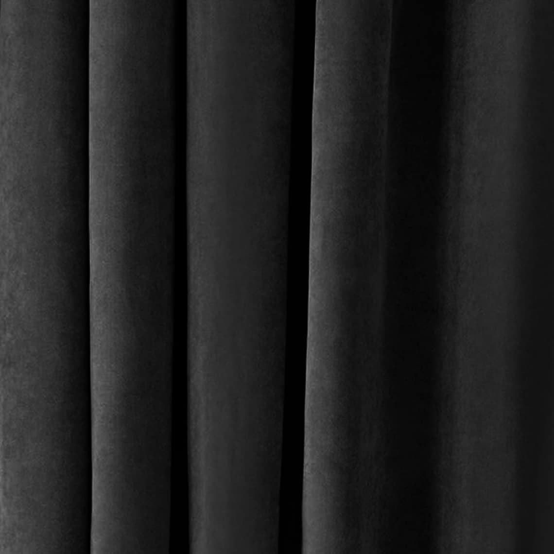 Premium Soft Black Velvet Curtains Drapes Custom Drapes Etsy