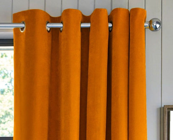 Premium Soft Velvet Curtains Drapes Custom Drapes Grommet Etsy