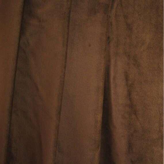 Premium Soft Dark Brown Curtains Velvet Custom Curtains Etsy