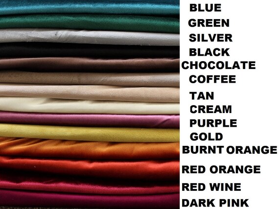 Custom Made Shiny Velvet Curtains And Drapes Etsy