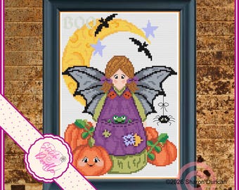 Pumpkin Patch Halloween Design: Pattern Keeper Compatible (PDF Chart)
