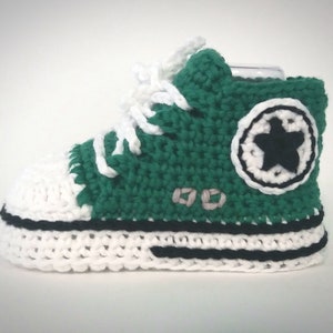 Zapatitos de bebé tejidos a crochet color blanco. Regalo | Etsy México