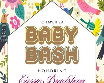 Baby Bash - Baby Shower Digital Invitation