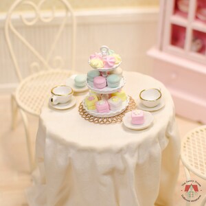 1:12 Miniature Pastry Set - Pastel (12pc), Mini Cakes for One Inch ...