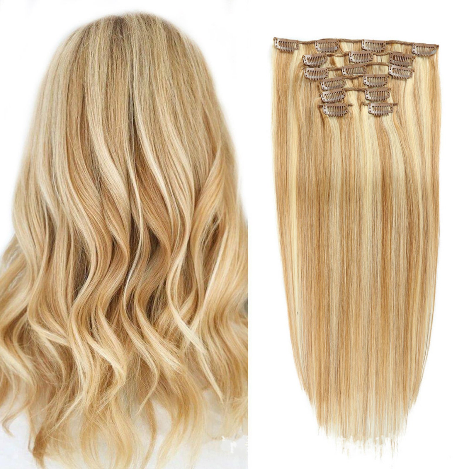 real human hair clip in extensions near me