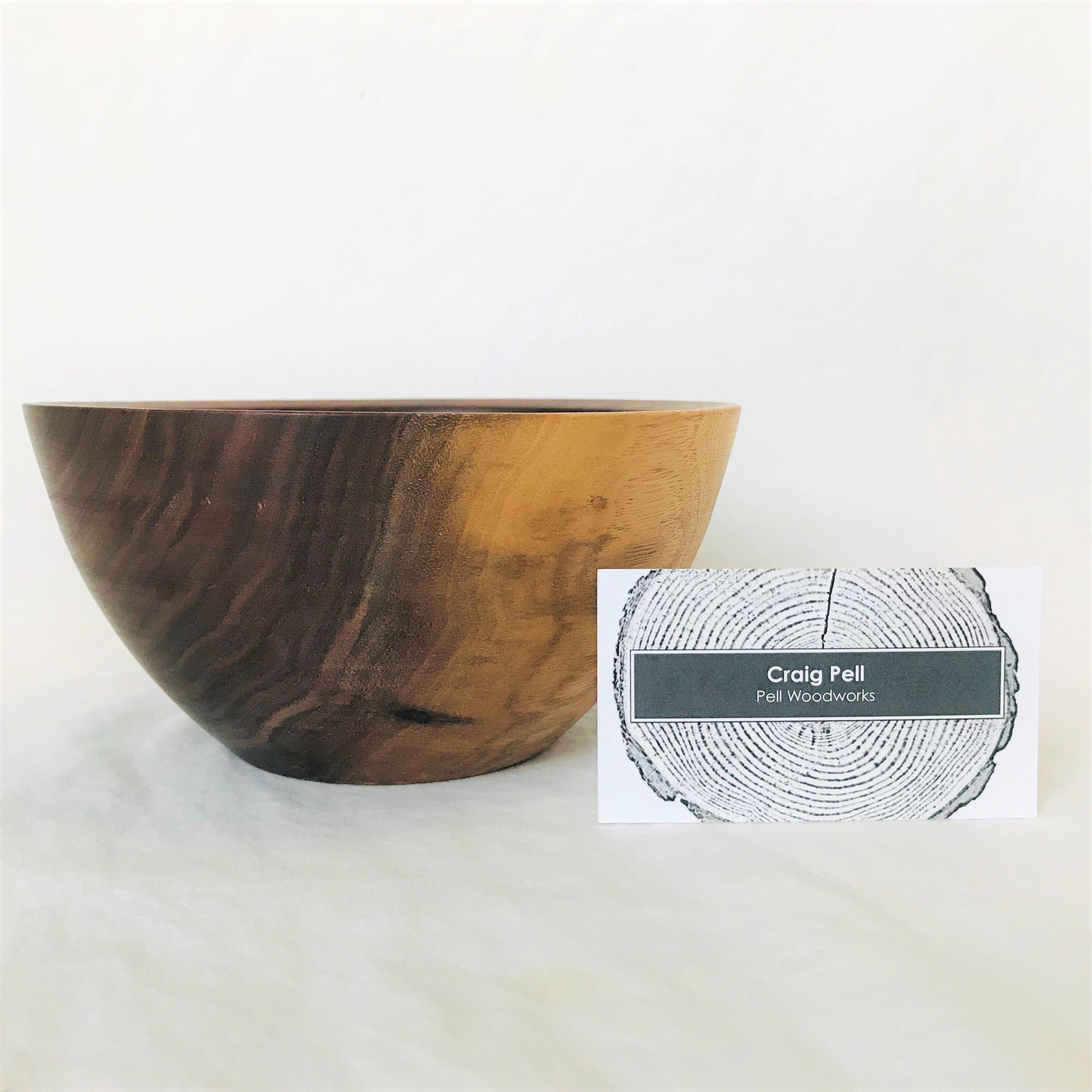 Handmade Wood Bowl Walnut 6.5 Etsy