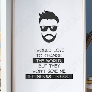 Computer Programmierer, Programmierer Geschenk, Lustiges Zitat, Geek Zitat, Computer Zitate, Humor Zitat, Lustiges Computer Poster, Programmierer Druck Kunst