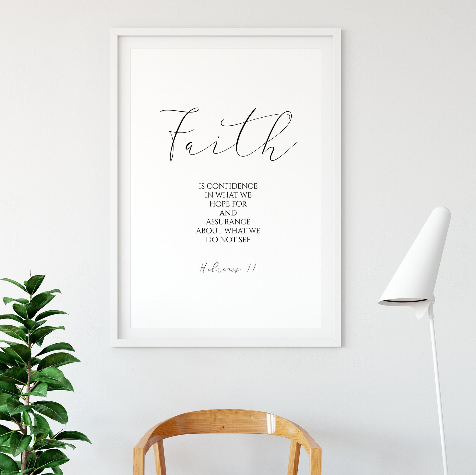 Faith Bible Verse Wall Art Printables Scripture Quote Hebrews Etsy