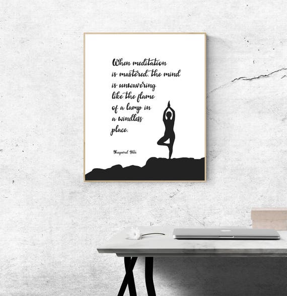 Bhagavad Gita Sur La Citation De Meditation Bhagavad Gita Etsy Bhagavad Gita Sur La Citation De Meditation Bhagavad Gita Etsy