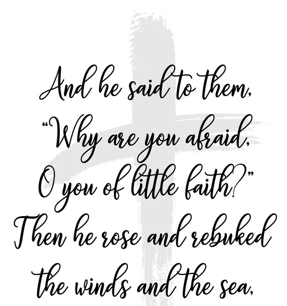 Bible Verse About Hurricanes Book Of Matthew Verse Matthew | Etsy