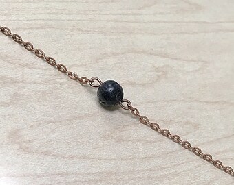 Essential oil diffuser necklace