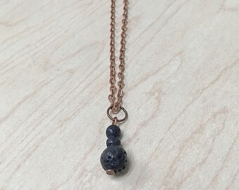 Essential oil diffuser necklace
