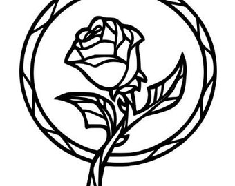 Enchanted Rose Decal Etsy New Zealand